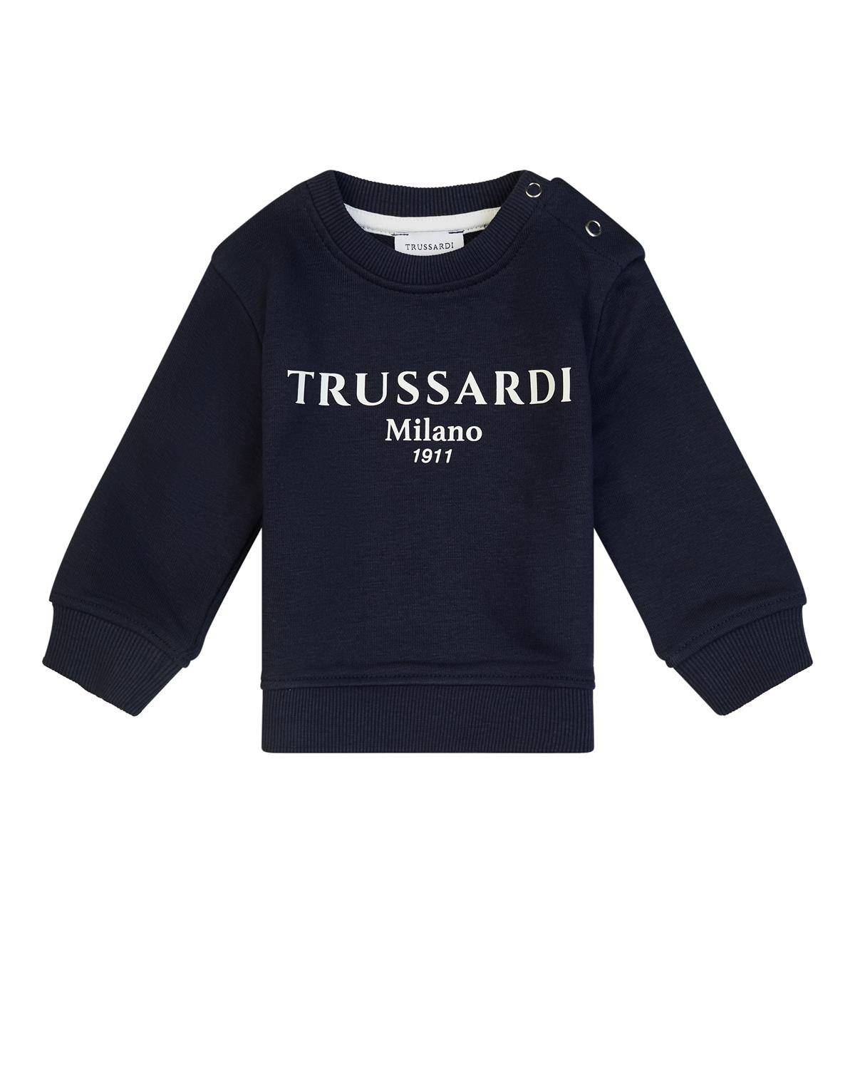 FELPA TRUSSARDI TIP25012FE BLUE NAVY-0