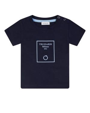 T-SHIRT TRUSSARDI TIP25046TS BLUE NAVY