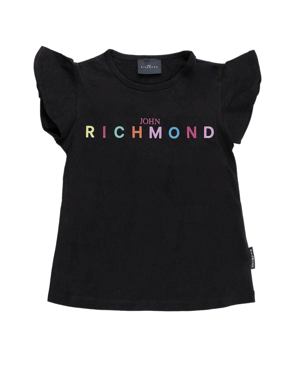 T-SHIRT JOHN RICHMOND RGP25141TS BLACK-0