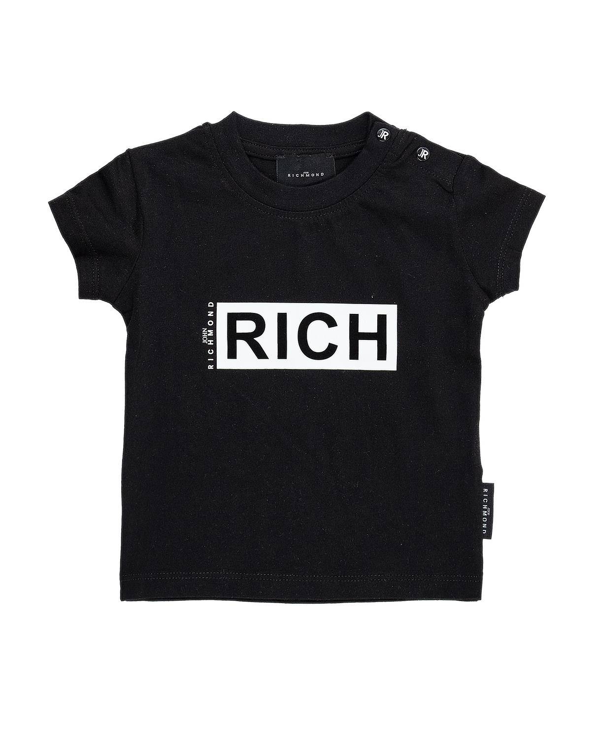 T-SHIRT JOHN RICHMOND RIP25072TS BLACK-0