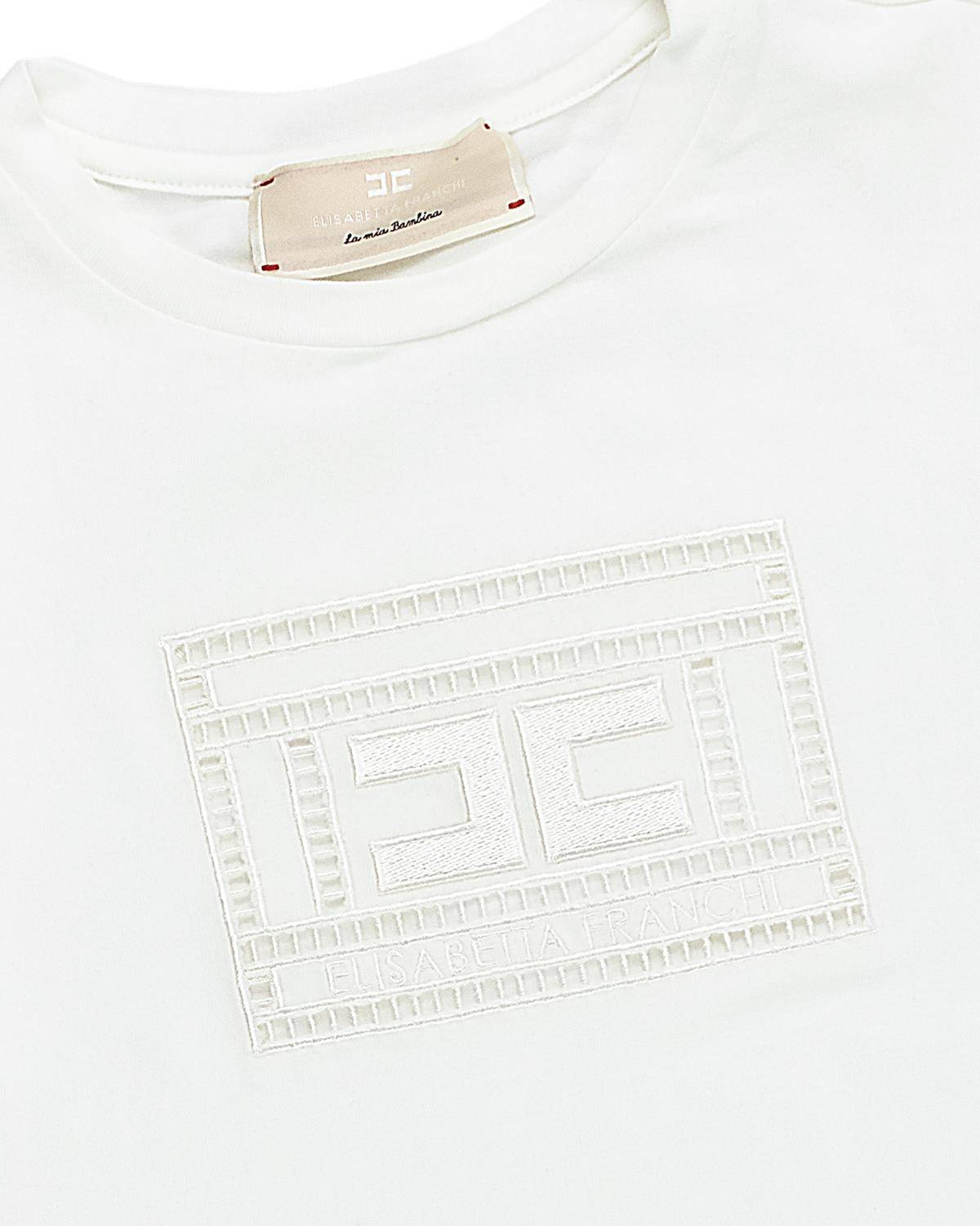 T-SHIRT ELISABETTA FRANCHI EFTS228 PANNA CHIARO-1