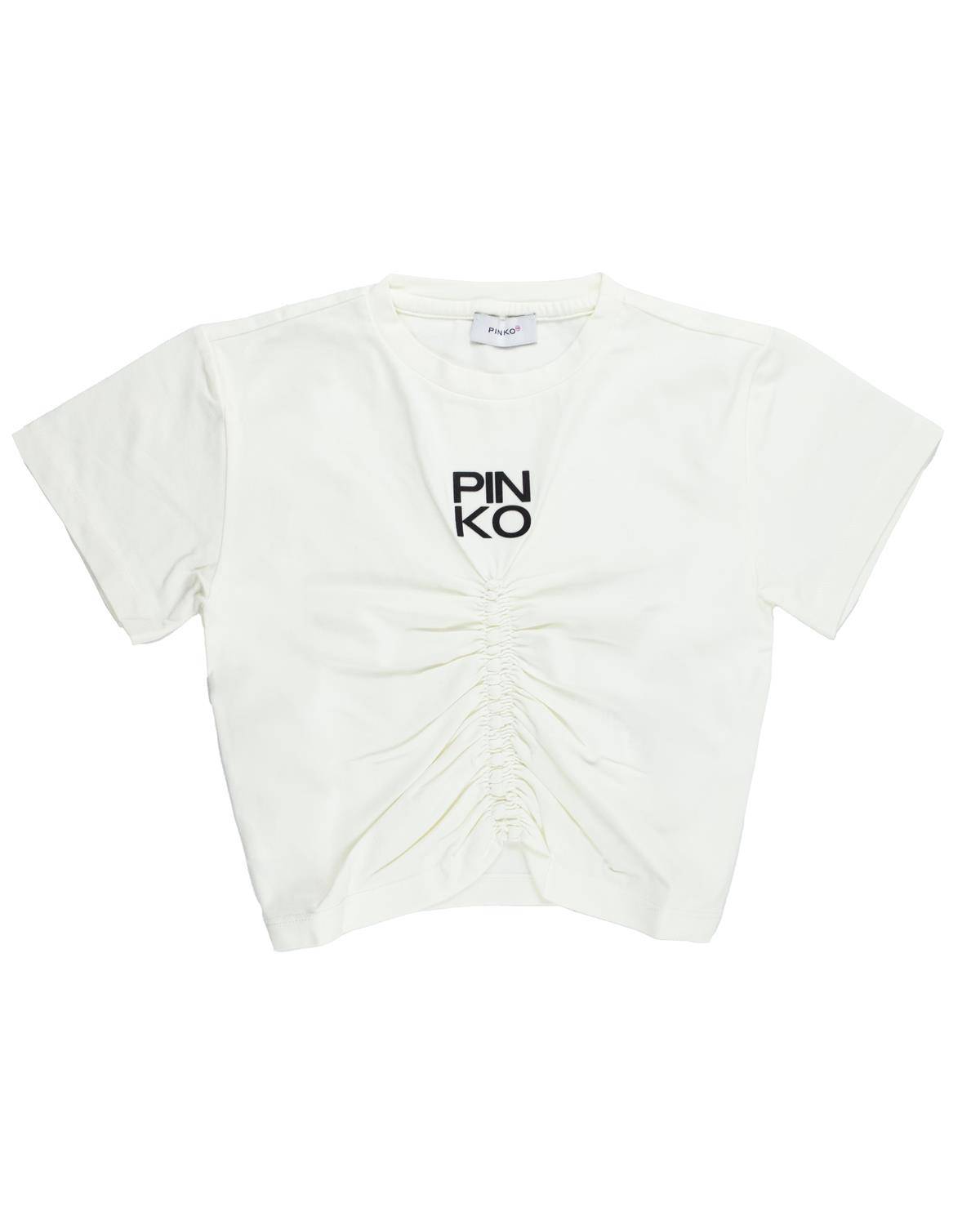 T-SHIRT PINKO KFTS007 BIANCO NERO-0