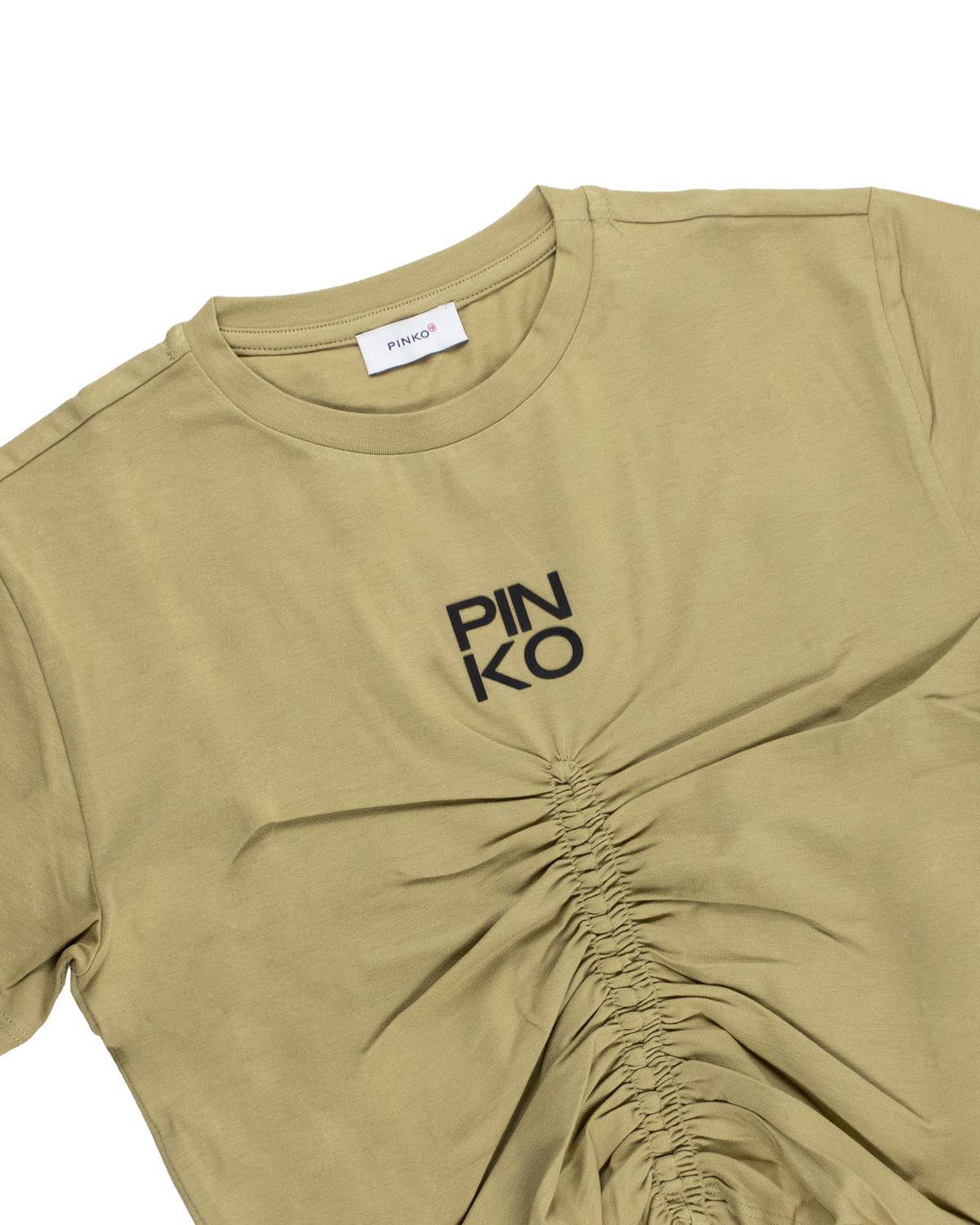 T-SHIRT PINKO KFTS007 SABBIA NERO-1