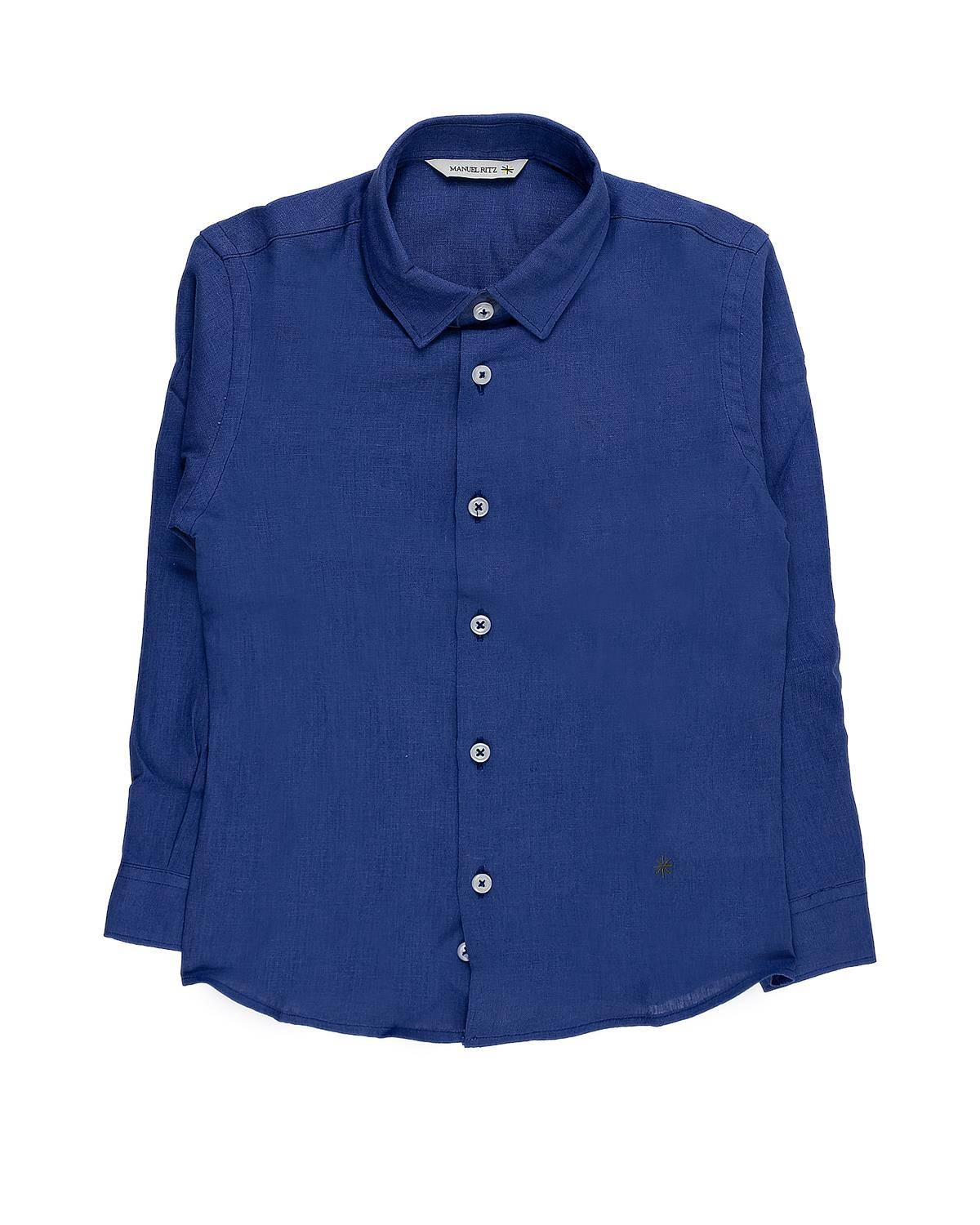 CAMICIA MANUEL RITZ MR3044 BLU-0