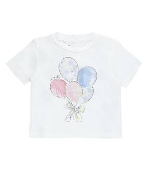 T-SHIRT U-E UE1861 FIORDILATTE