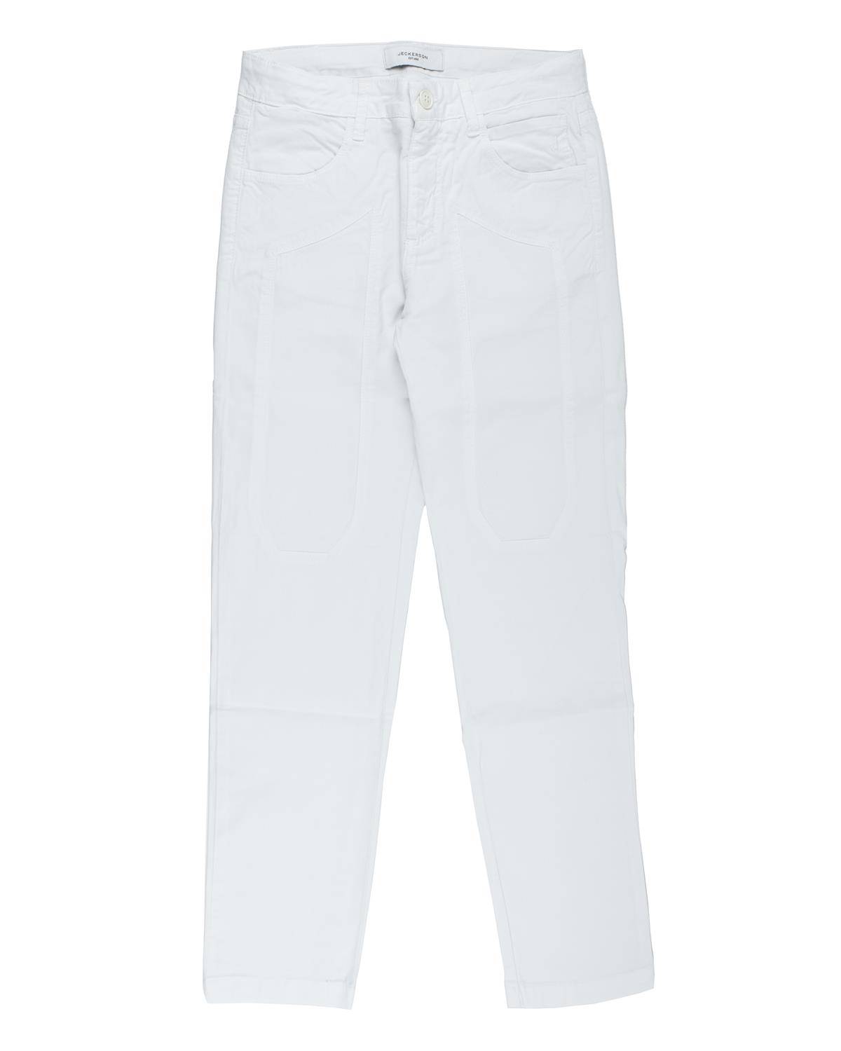 PANTALONE JECKERSON 132PJMJS25 BIANCO-0
