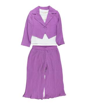 T-SHIRT MEILISA BAI FL6191 SETA-CICLAMINO