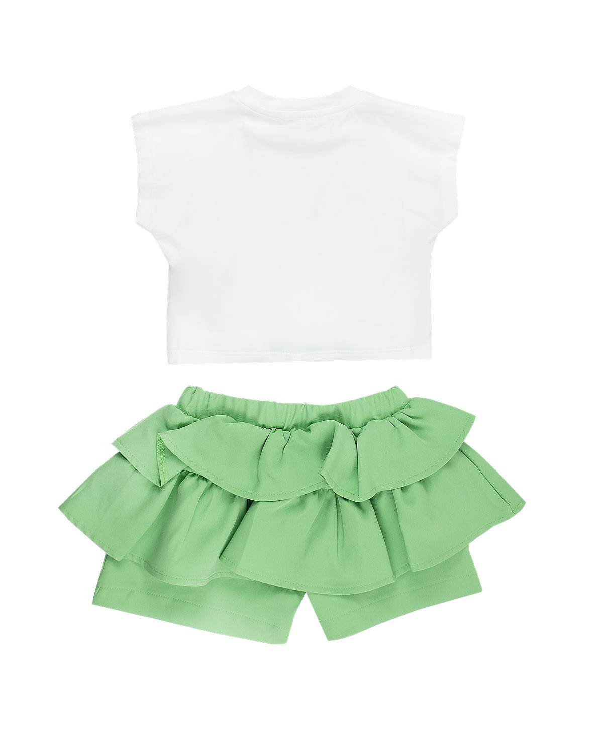 T-SHIRT MEILISA BAI FL6410 SETA- VERDE MENTA-1