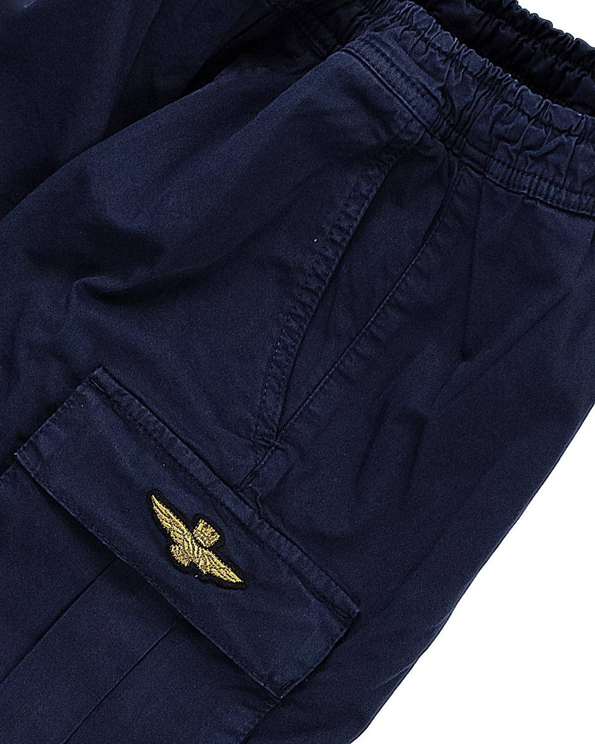 PANTALONCINO AERONAUTICA MILITARE 261BE0001A BLU-2