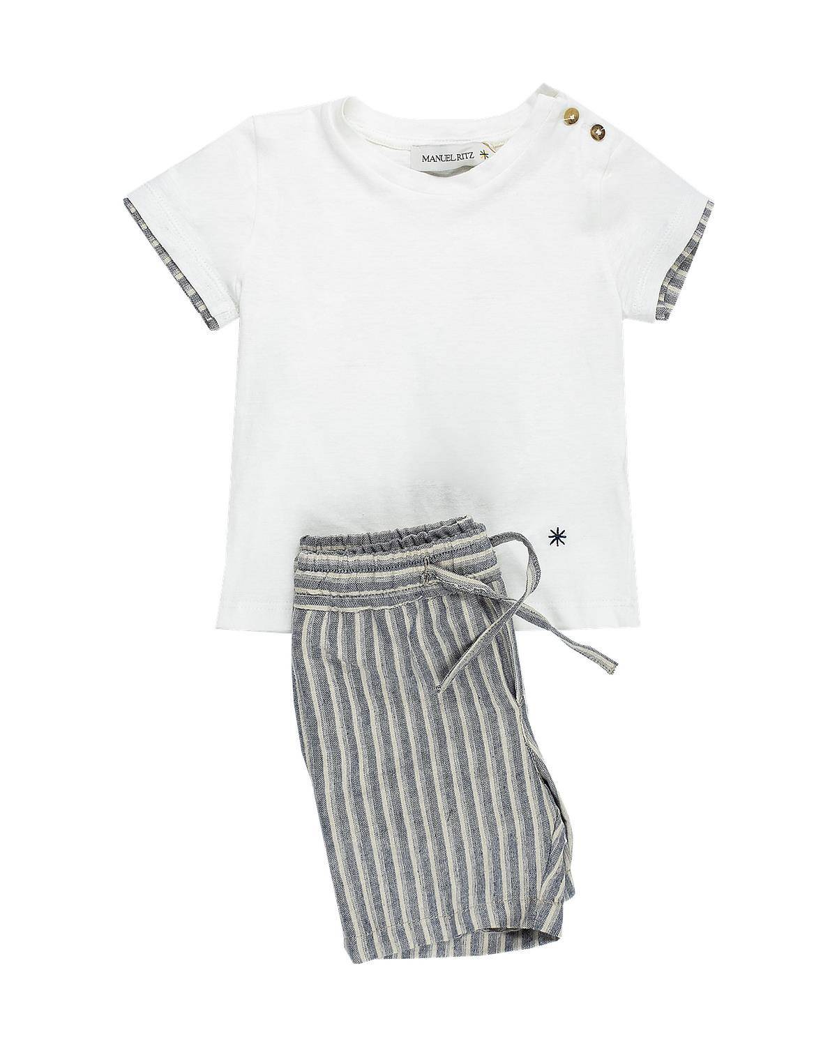 T-SHIRT MANUEL RITZ MR2622 GESSO-0