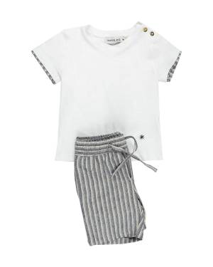 T-SHIRT MANUEL RITZ MR2622 GESSO