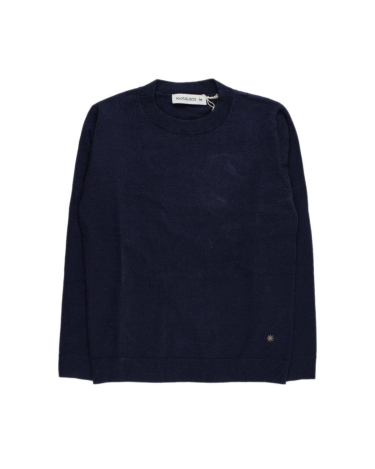 MAGLIA MANUEL RITZ MR2751 BLU-0