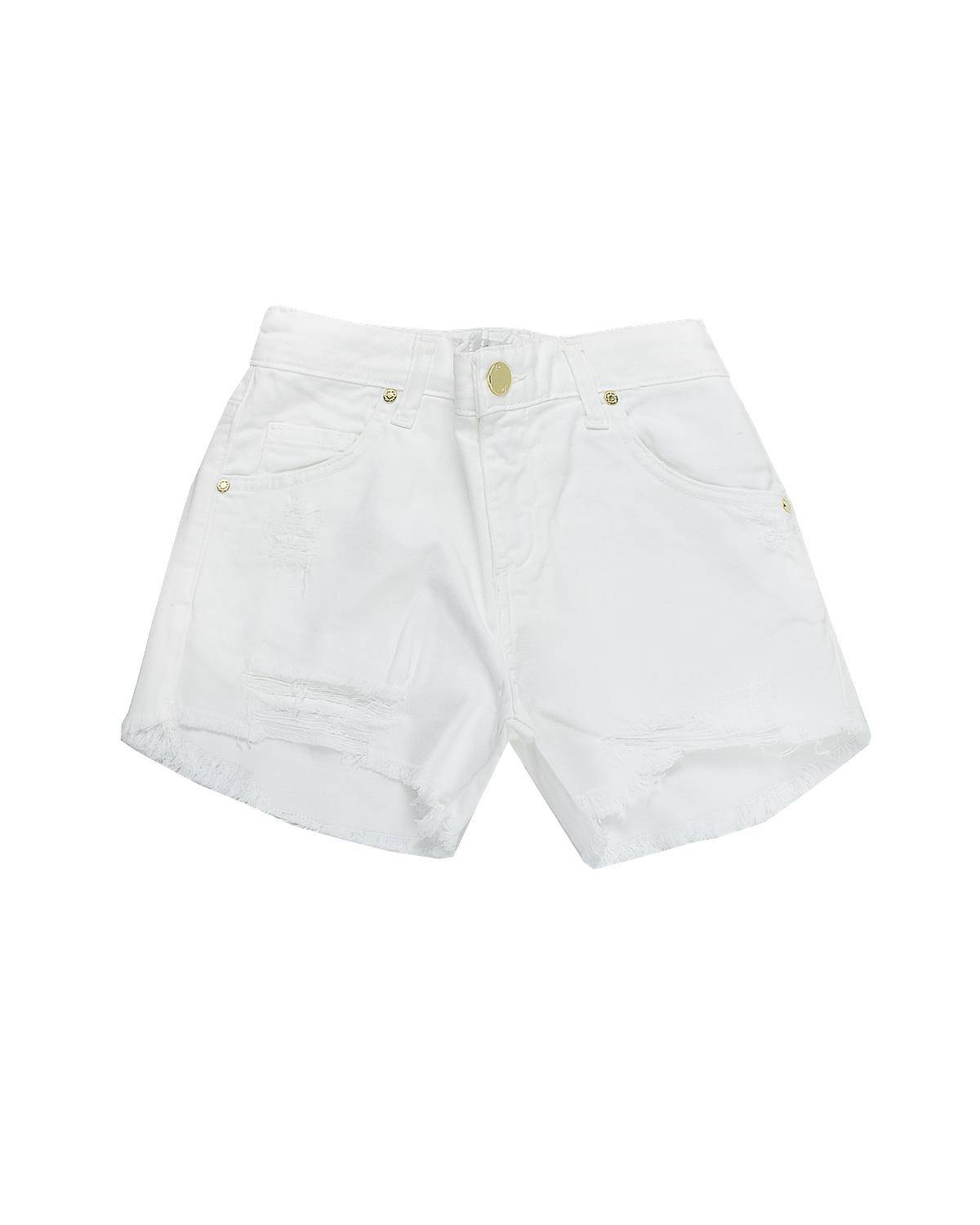 PANTALONCINO LULÙ LL3381 FIORDILATTE-0