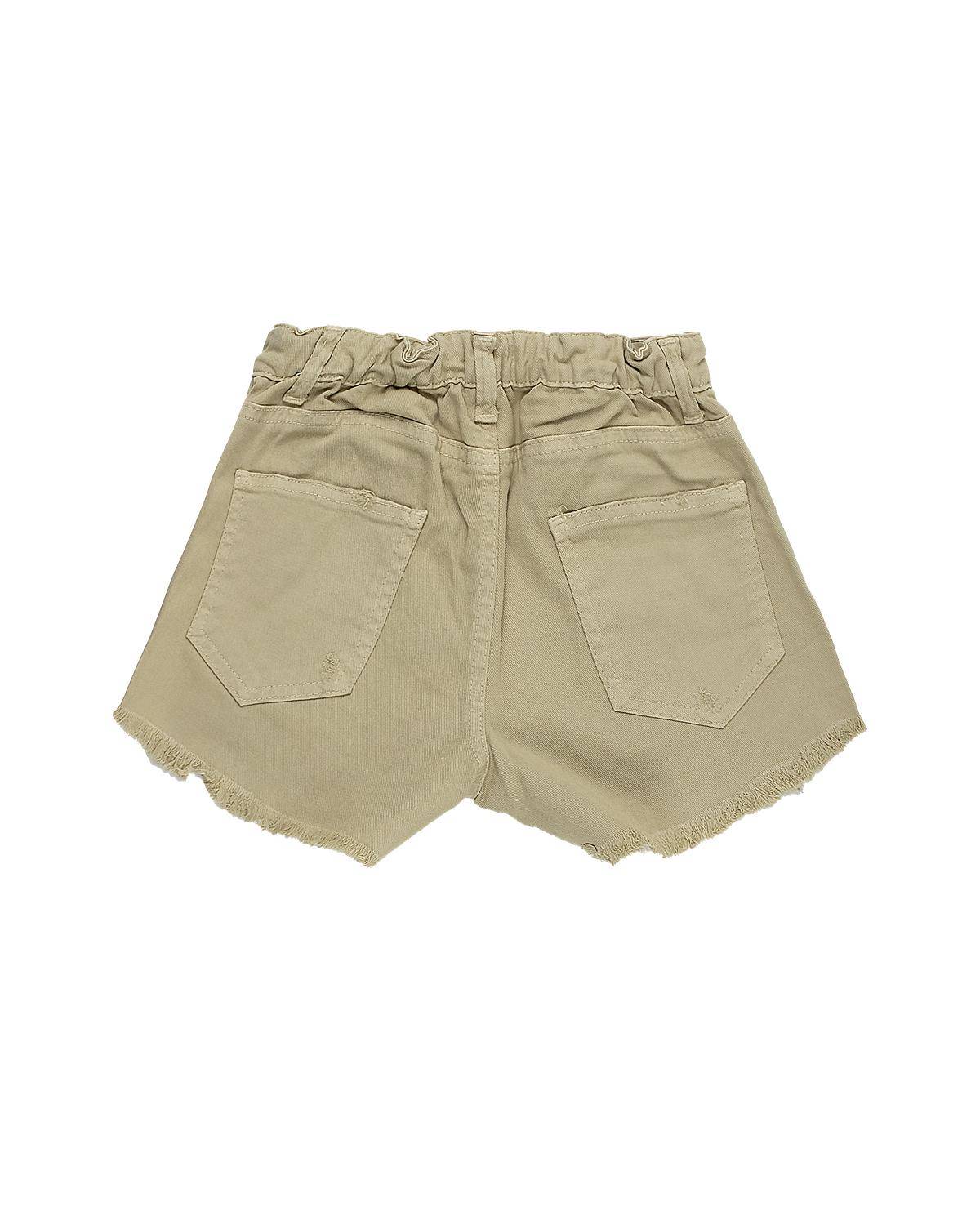 PANTALONCINO LULÙ LL3381 SABBIA-1