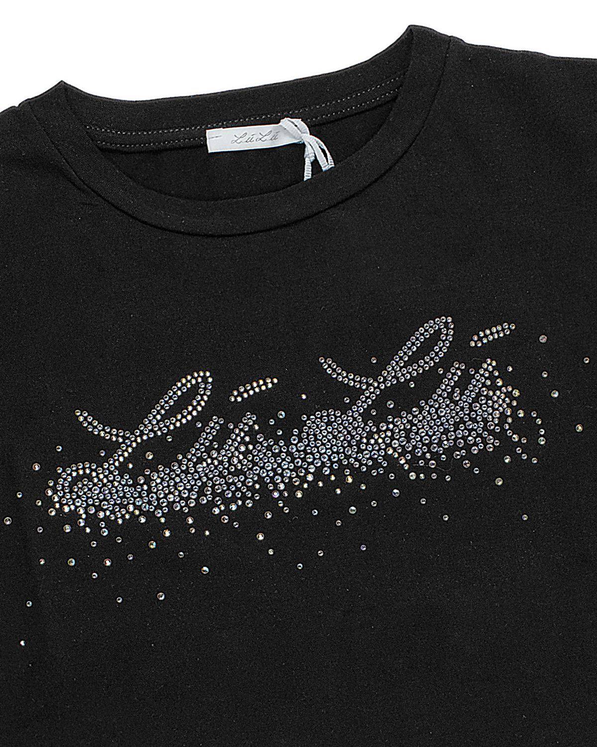 T-SHIRT LULÙ LL3691 NERO-2
