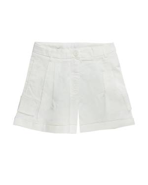 PANTALONCINO PLEASE RB64132G BIANCO LANA