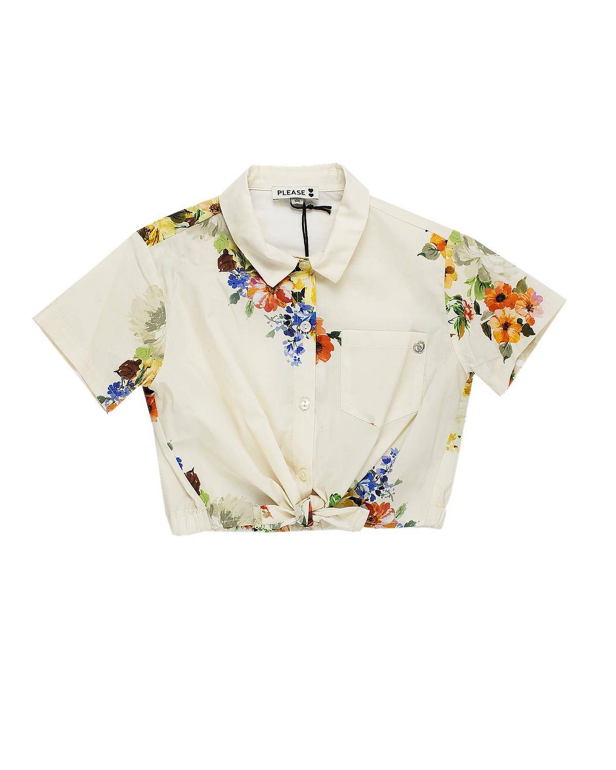 CAMICIA PLEASE CC43274G MULTICOLORE-0