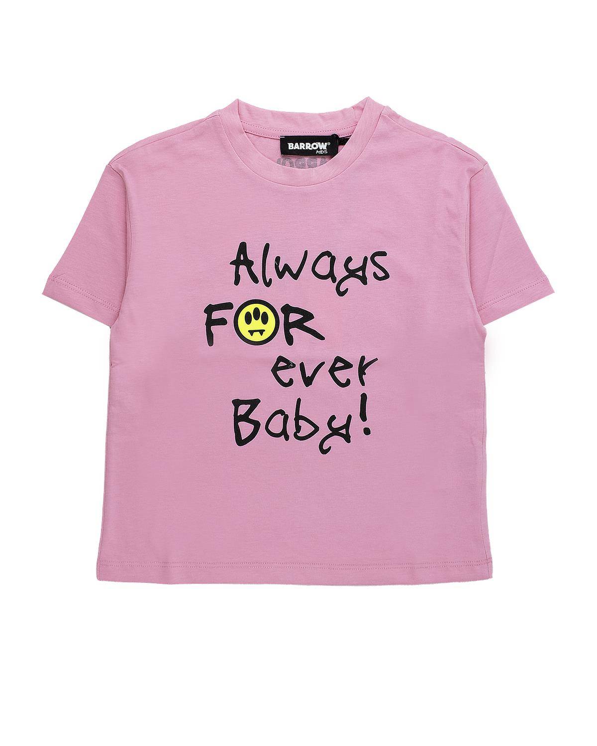 T-SHIRT BARROW S6BKJGTH140 BONBON-0