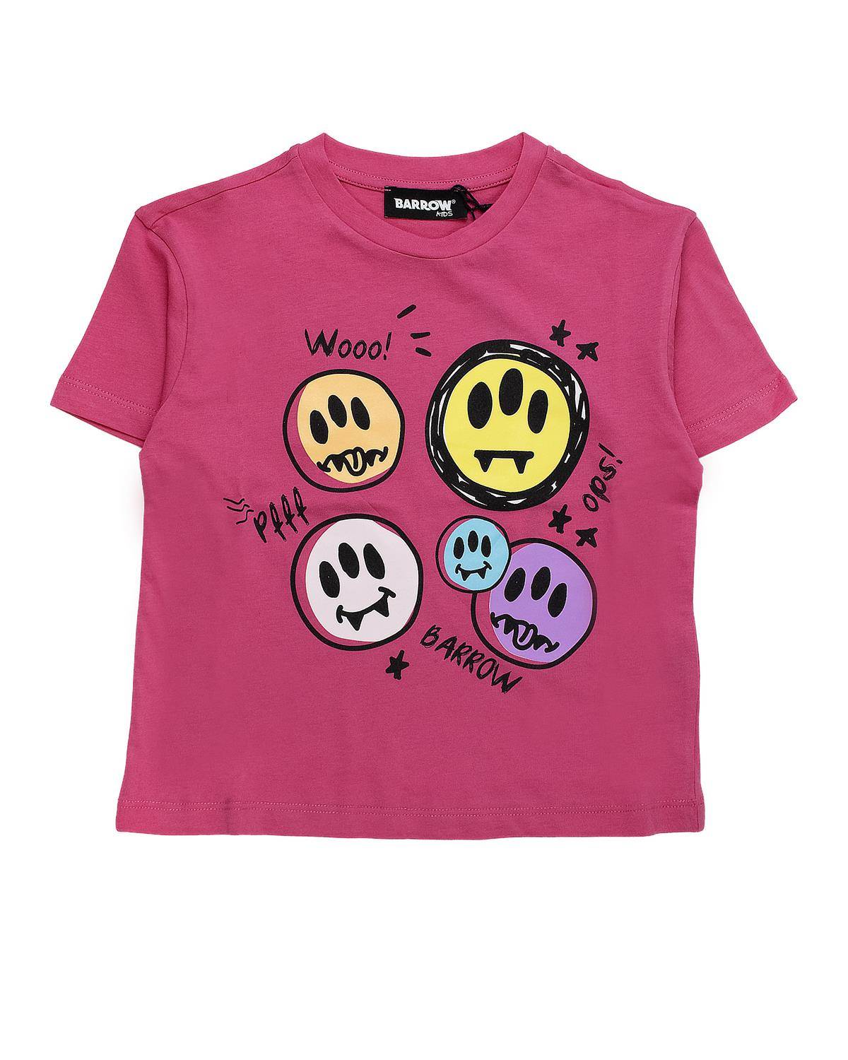 T-SHIRT BARROW S6BKJGTH175 FUCSIA-0