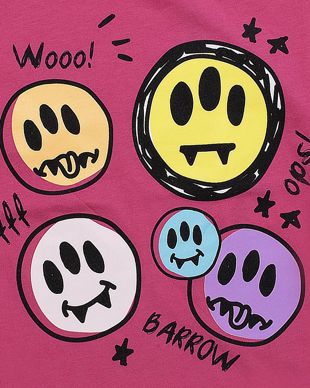 T-SHIRT BARROW S6BKJGTH175 FUCSIA-2