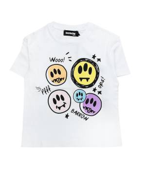 T-SHIRT BARROW S6BKJGTH175 OFF WHITE