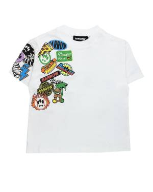 T-SHIRT BARROW S6BKJUTH073 OFF WHITE