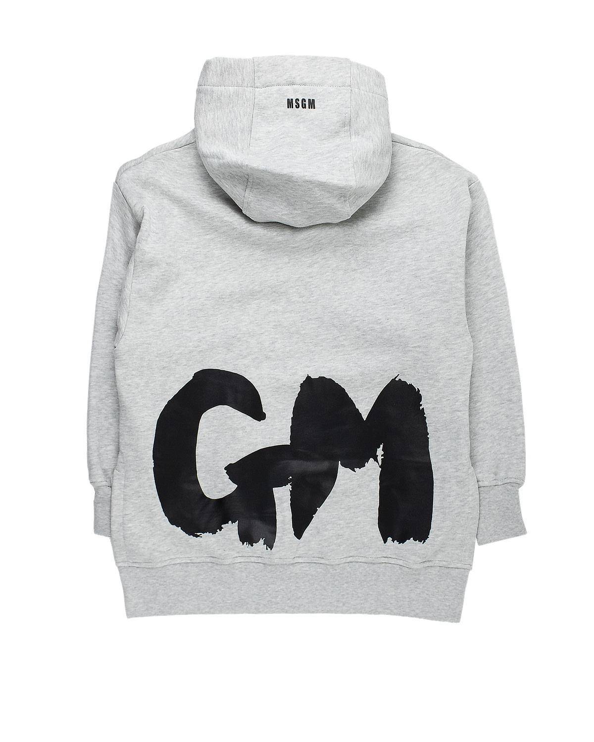 ABITO MSGM F4MSJGDR070 GREY MELANGE-1